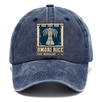 Omori Rice Merchants Noren Trade Co Classic Cap – Twilight Navy