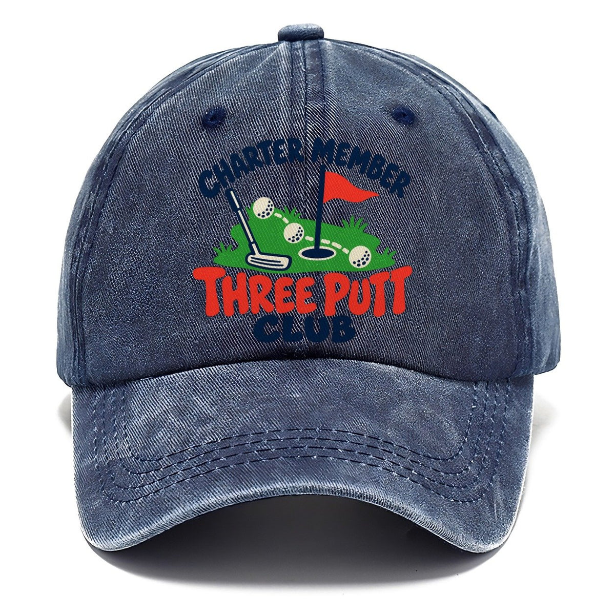 Three Putt Club Golf Life Classic Cap – Twilight Navy