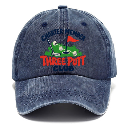 Three Putt Club Golf Life Classic Cap – Twilight Navy
