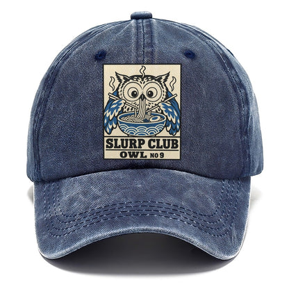 Owl Midnight Slurp Club Classic Cap – Twilight Navy