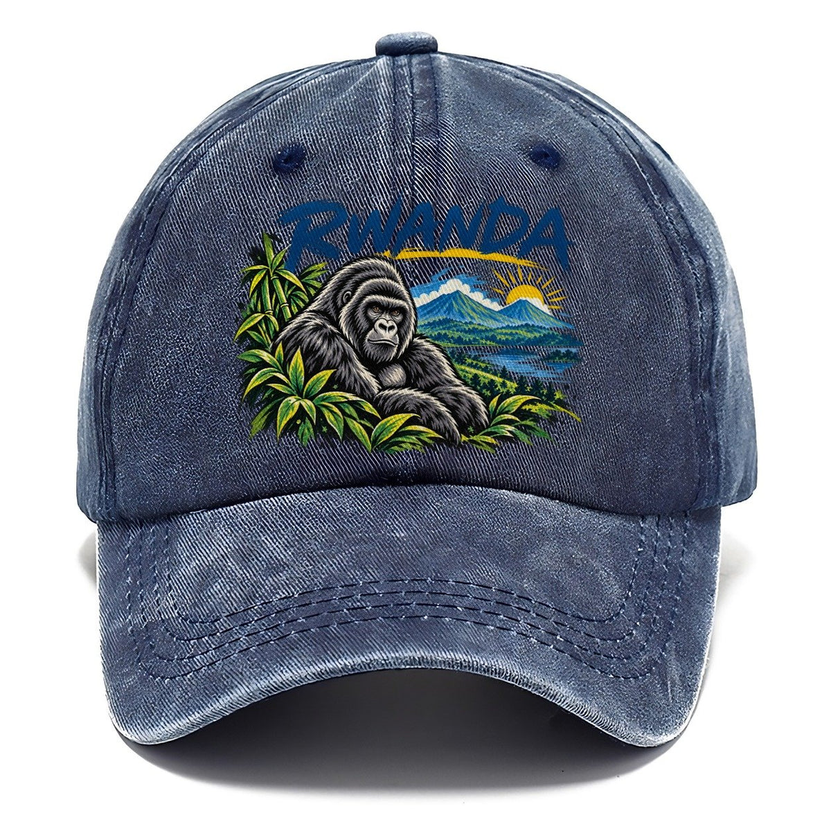 Rwanda Expressive Ink Badge Logo Classic Cap – Twilight Navy