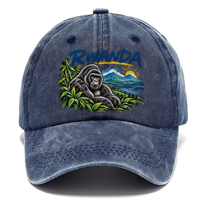 Rwanda Expressive Ink Badge Logo Classic Cap – Twilight Navy
