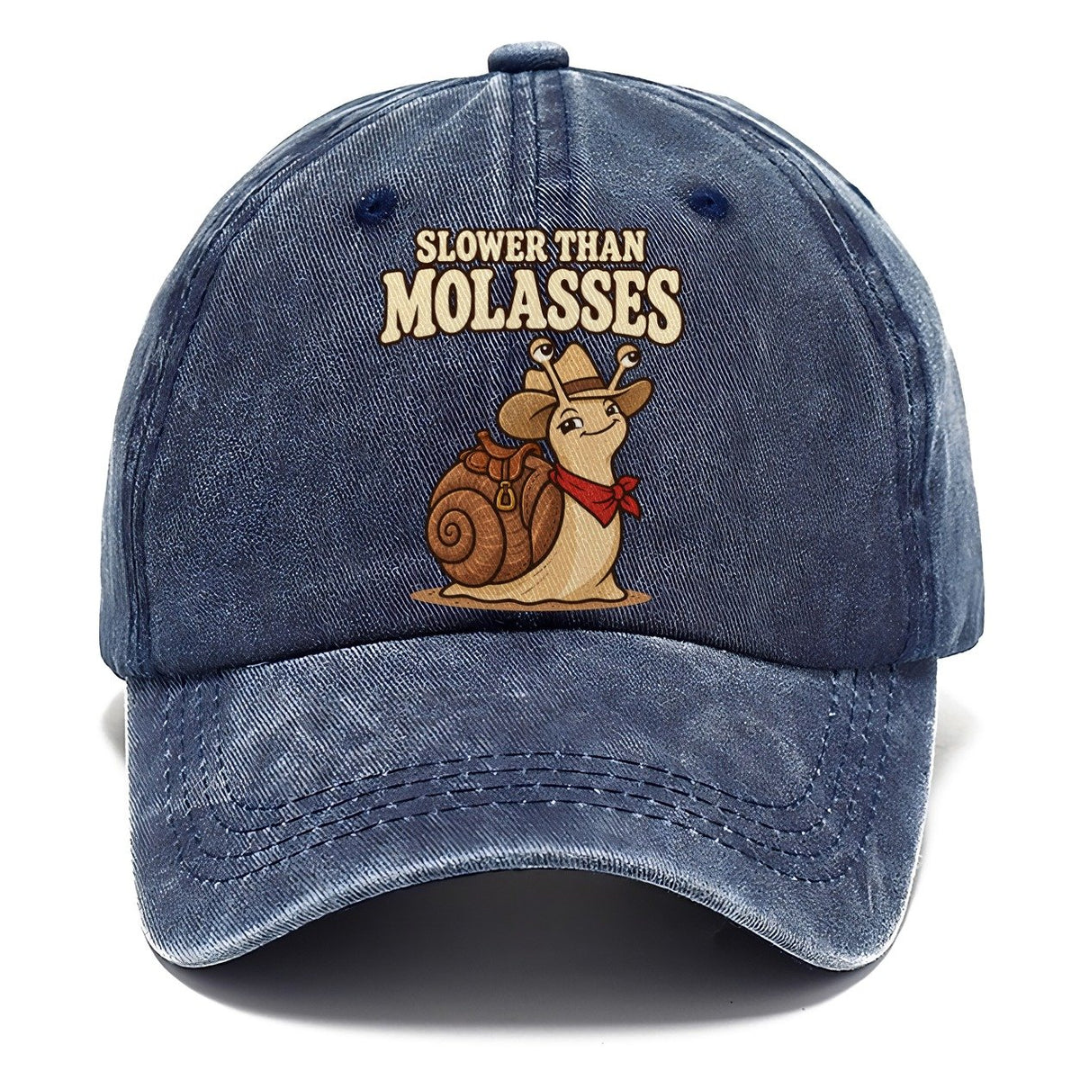 Slower Than Molasses Well I Declare Classic Cap – Twilight Navy