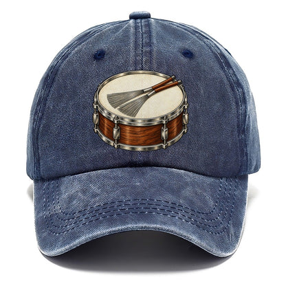 Snare With Resting Brushes Pastimes Companions Classic Cap – Twilight Navy