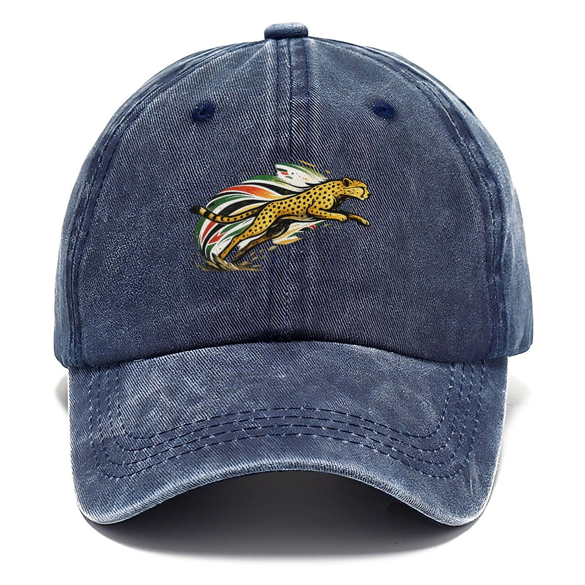 Running Cheetah Speed Streaks Classic Cap – Twilight Navy