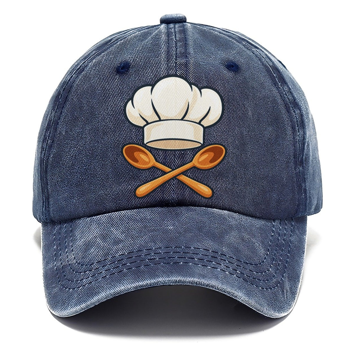 Reimagined Chef Hat & Crossed Spoons Classic Cap – Twilight Navy