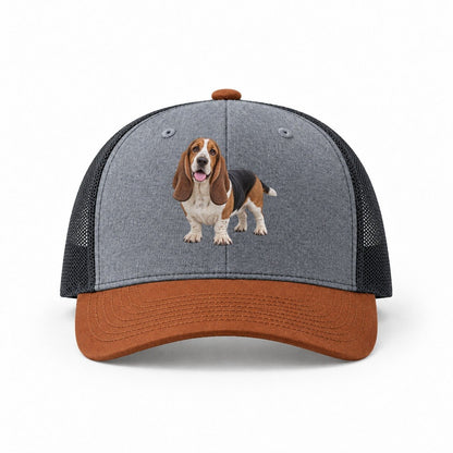 Heather Grey-Rust-Charcoal — front view