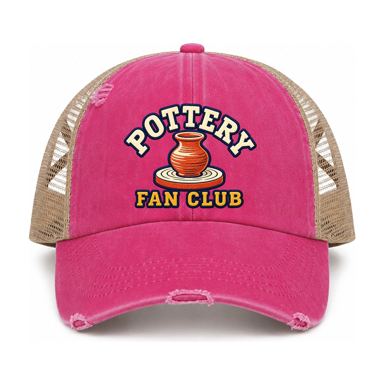 Raspberry-Khaki — front view