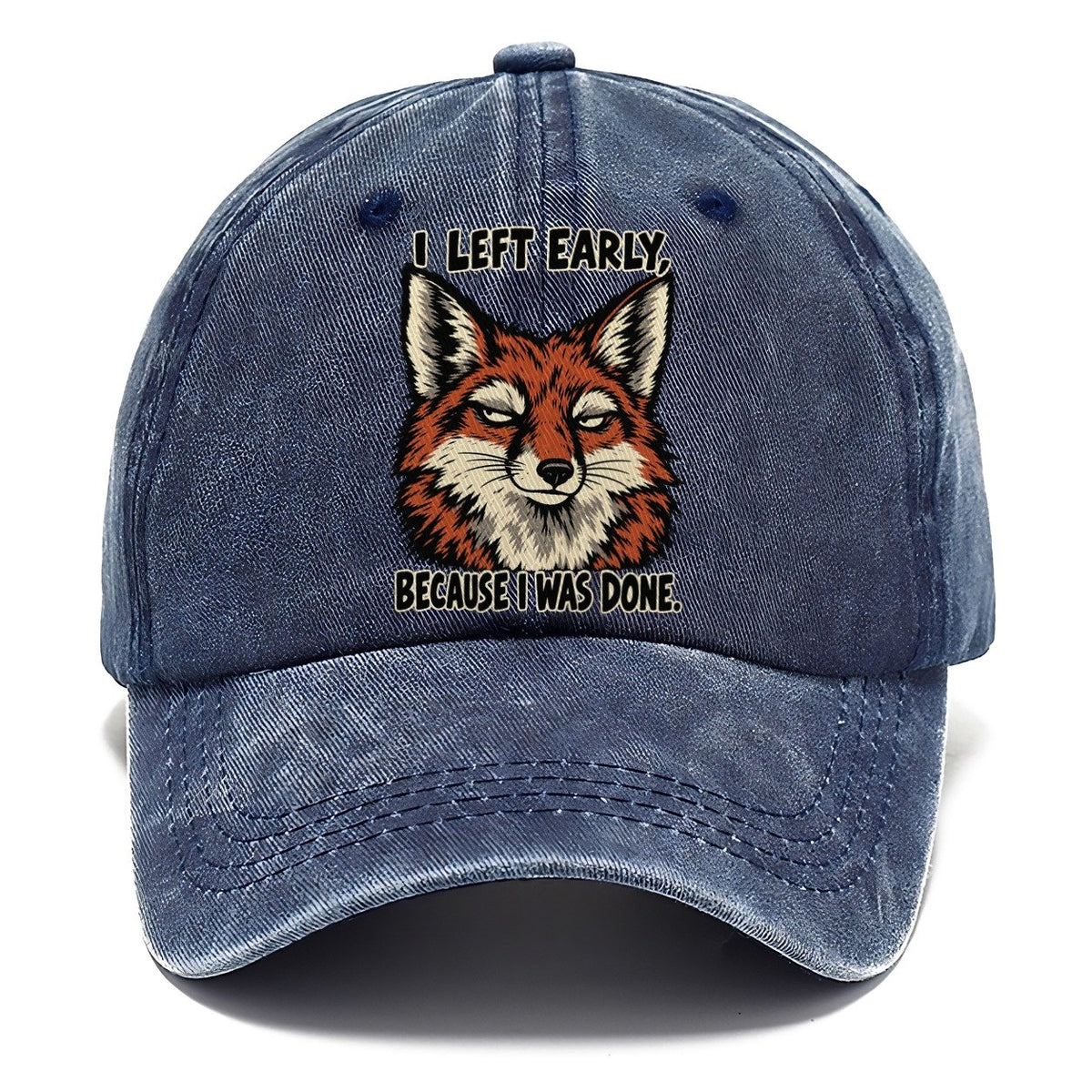 I Left Early Feral Logic Classic Cap – Twilight Navy