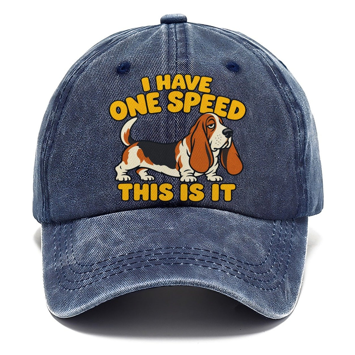 Basset One Speed No Worm Club Classic Cap – Twilight Navy