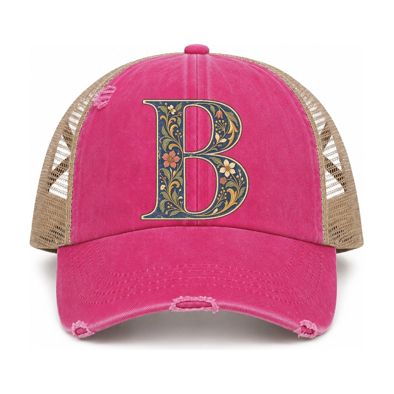 Raspberry-Khaki — front view