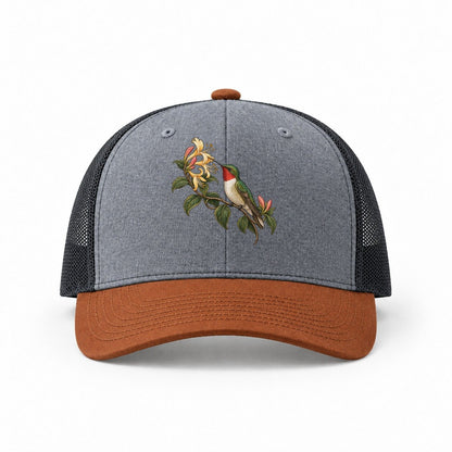 Heather Grey-Rust-Charcoal — front view