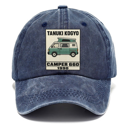 Tanuki Camper Showa Speed Plates Classic Cap – Twilight Navy