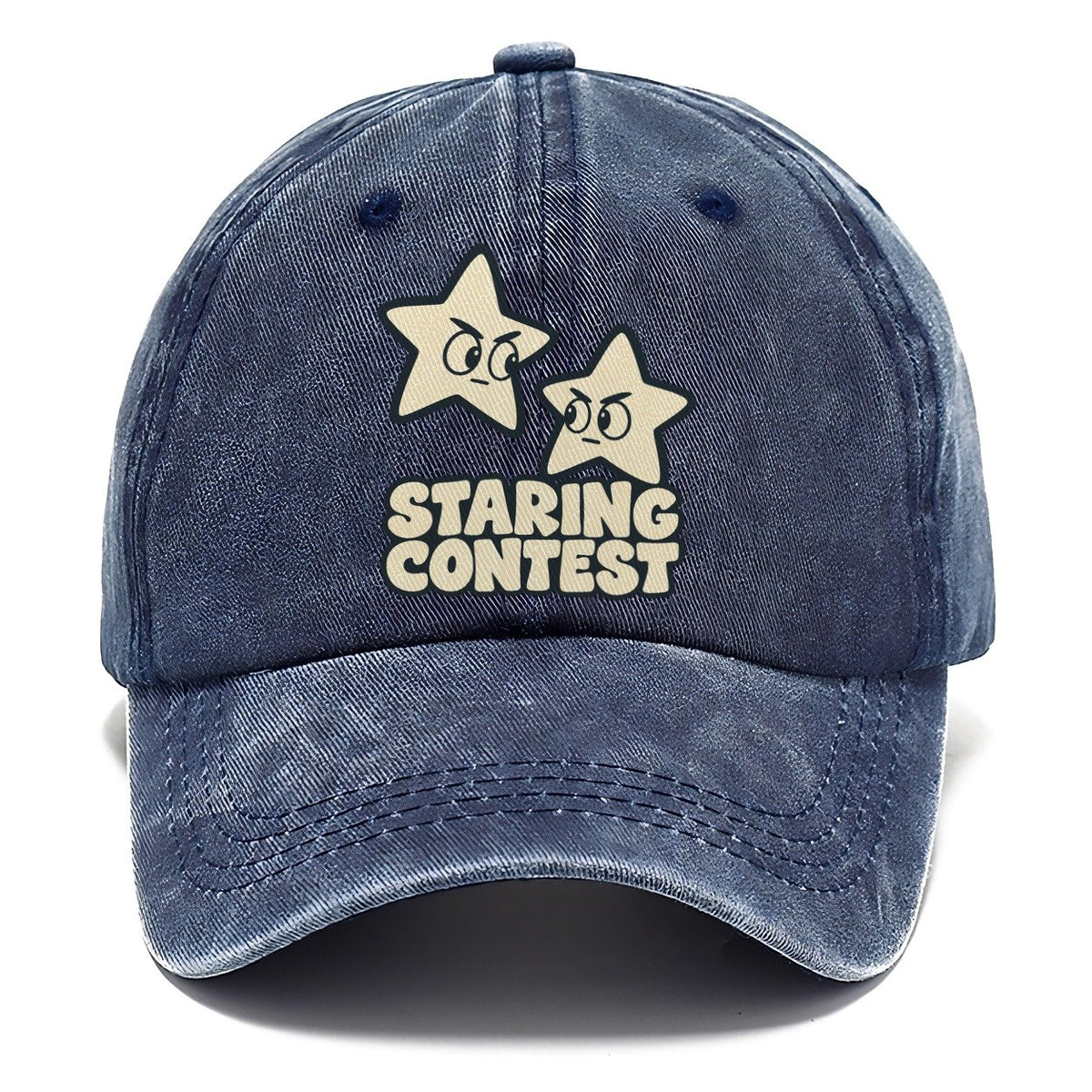 Staring Contest Familiar Punchlines Classic Cap – Twilight Navy