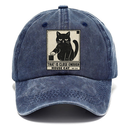 That Is Close Enough Neko Says No Classic Cap – Twilight Navy