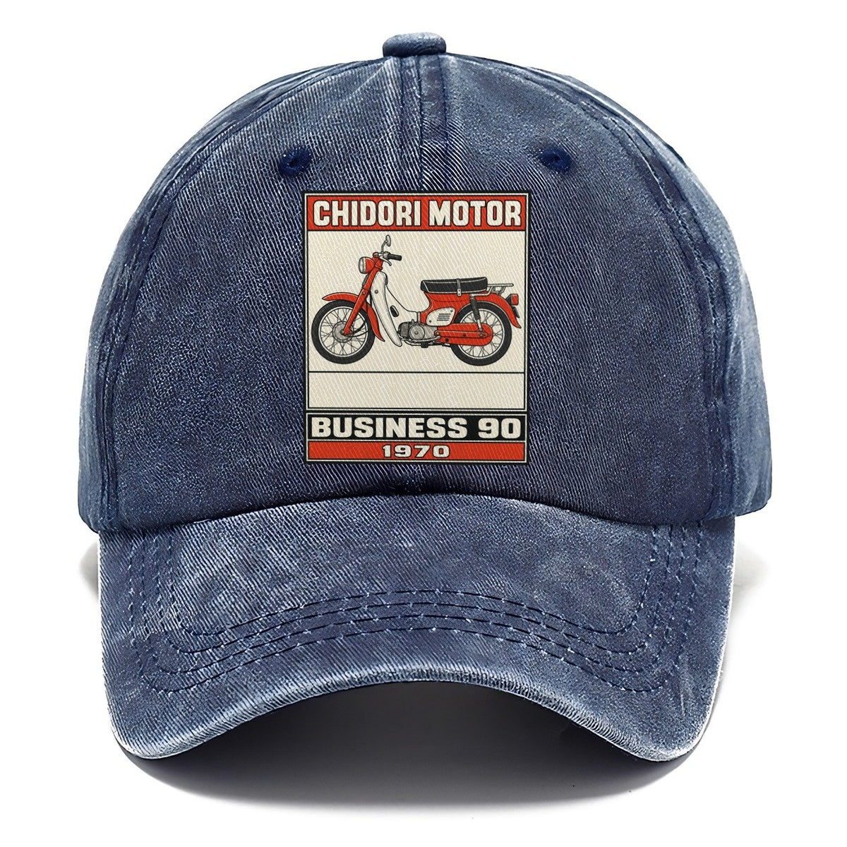Chidori Business 90 Showa Speed Plates Classic Cap – Twilight Navy