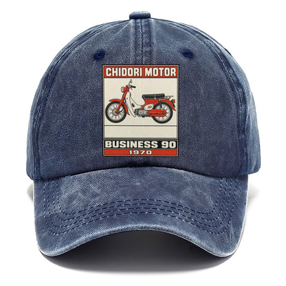 Chidori Business 90 Showa Speed Plates Classic Cap – Twilight Navy