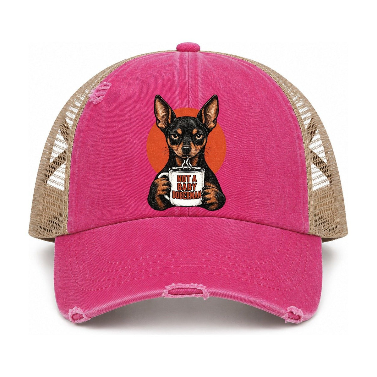 Raspberry-Khaki — front view