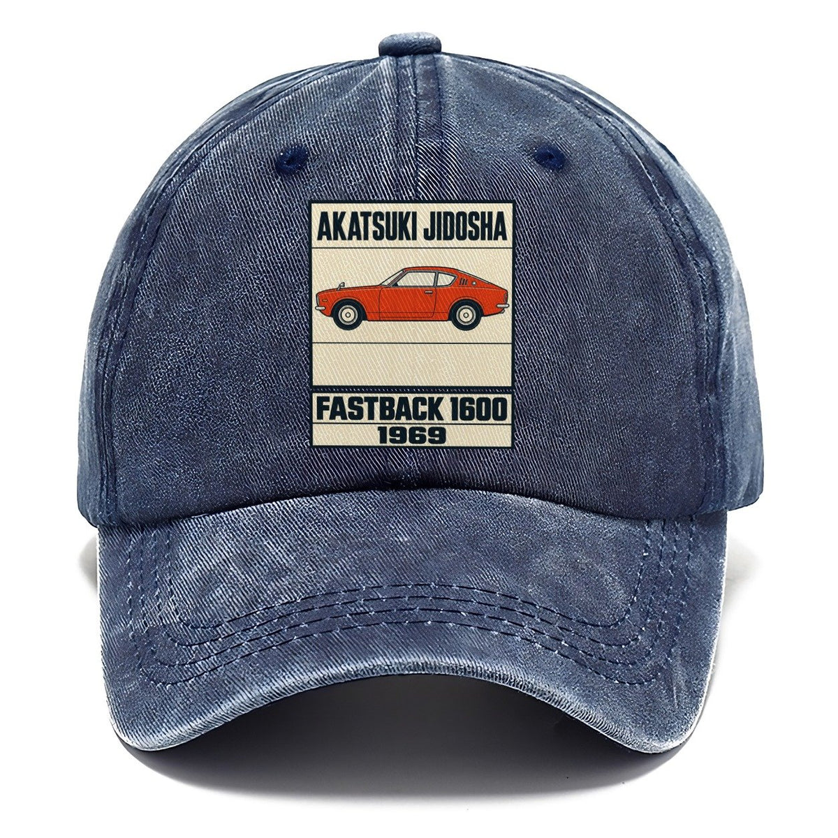 Akatsuki Fastback Showa Speed Plates Classic Cap – Twilight Navy