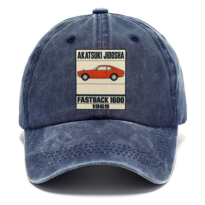 Akatsuki Fastback Showa Speed Plates Classic Cap – Twilight Navy