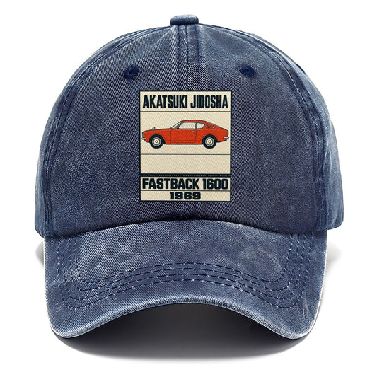 Akatsuki Fastback Showa Speed Plates Classic Cap – Twilight Navy