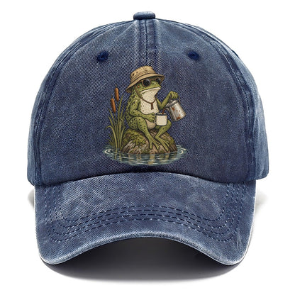 Frog Percolator Slow Camp Club Classic Cap – Twilight Navy