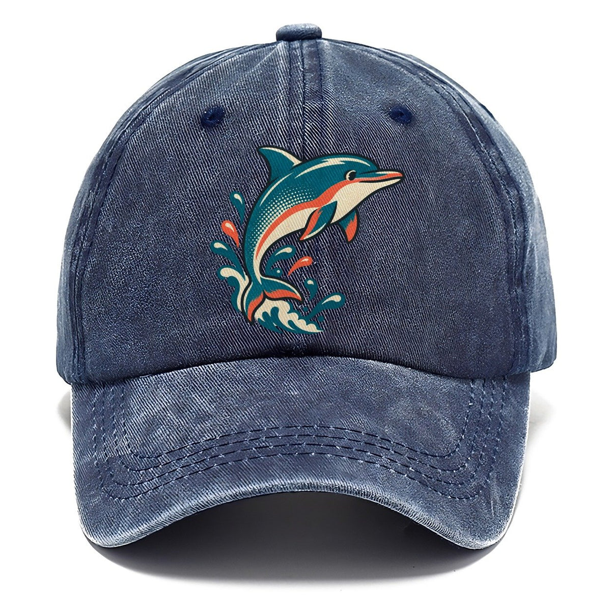 Dolphin Arc Classic Cap – Twilight Navy
