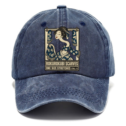 Rokurokubi Scarves Yokai Night Market Classic Cap – Twilight Navy