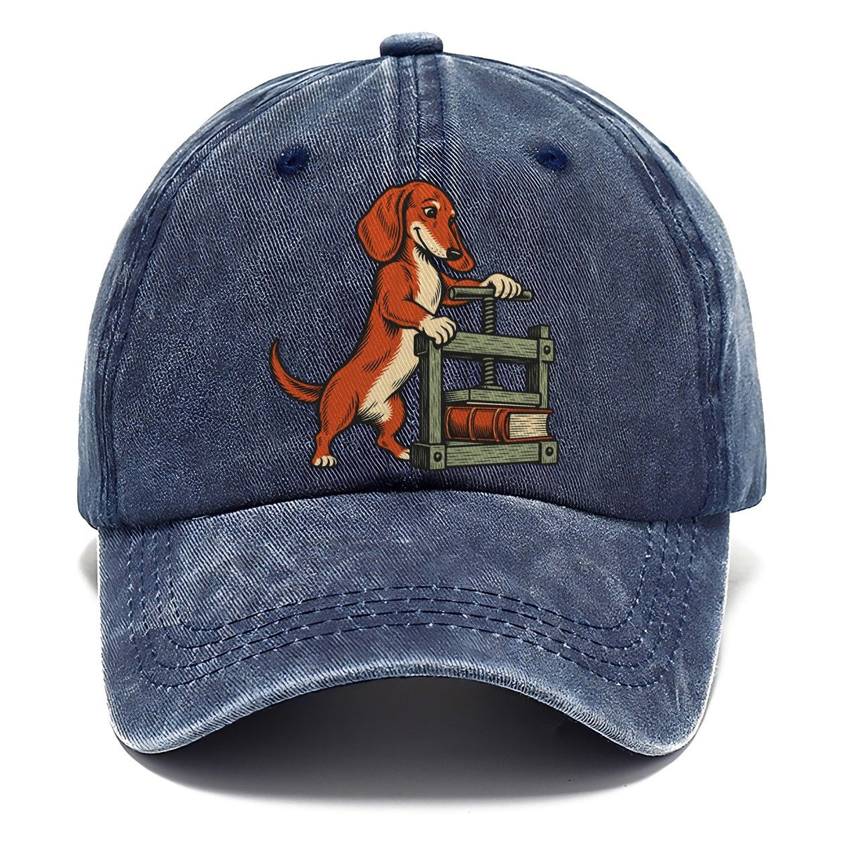Dachshund Bookbinder Sundown Familiars Classic Cap – Twilight Navy