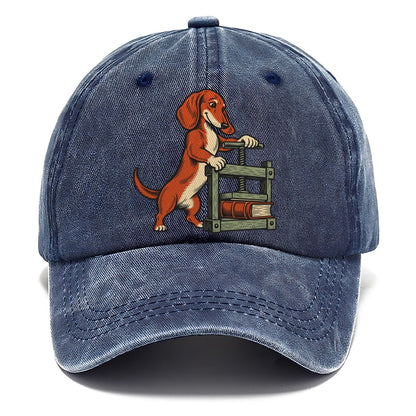 Dachshund Bookbinder Sundown Familiars Classic Cap – Twilight Navy