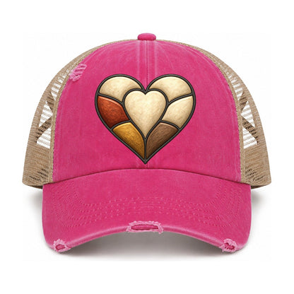 Raspberry-Khaki — front view