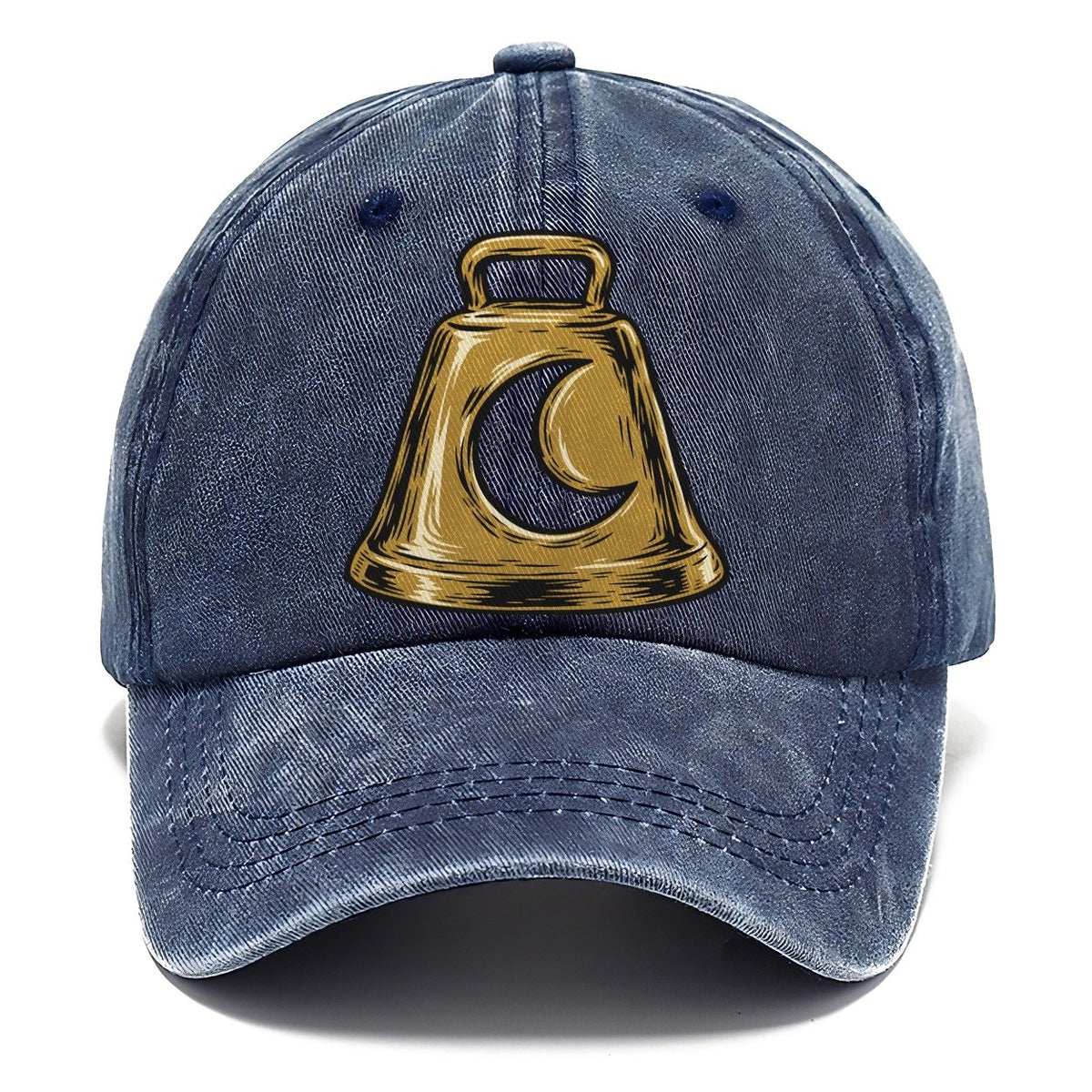 Midnight Brass Bell Sundown Familiars Classic Cap – Twilight Navy