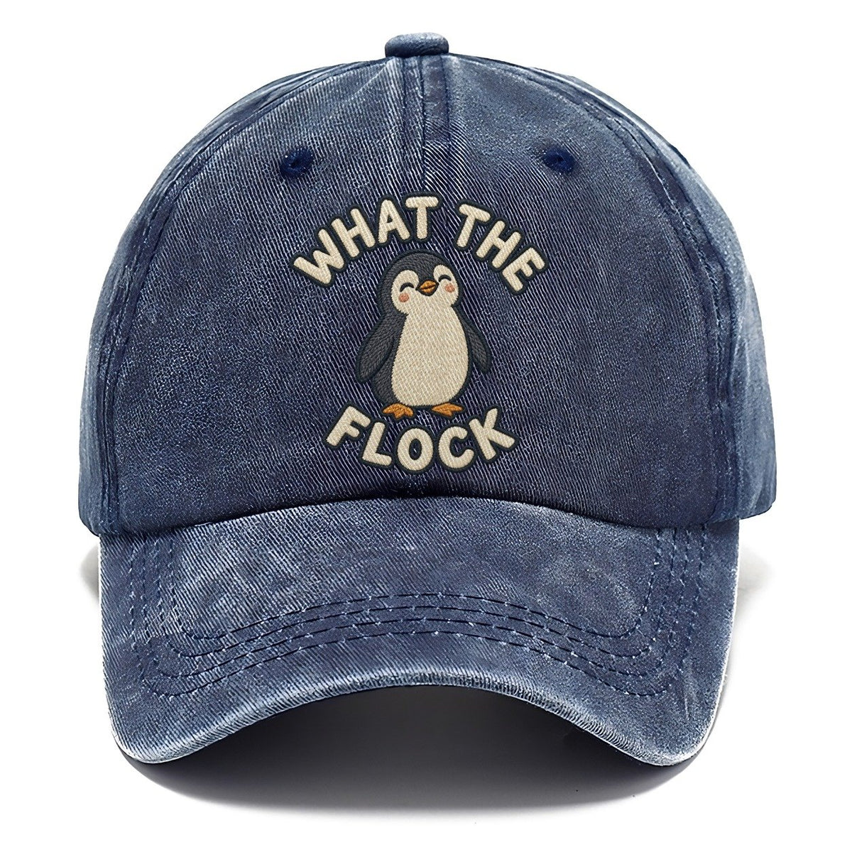 Penguin Animal Puns Classic Cap – Twilight Navy