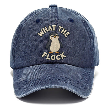 Penguin Animal Puns Classic Cap – Twilight Navy