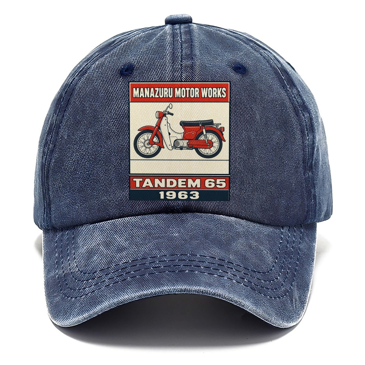 Manazuru Tandem 65 Showa Speed Plates Classic Cap – Twilight Navy