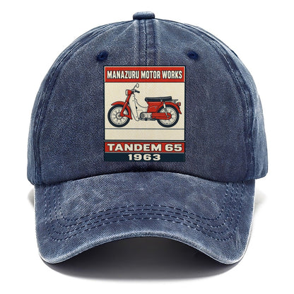 Manazuru Tandem 65 Showa Speed Plates Classic Cap – Twilight Navy