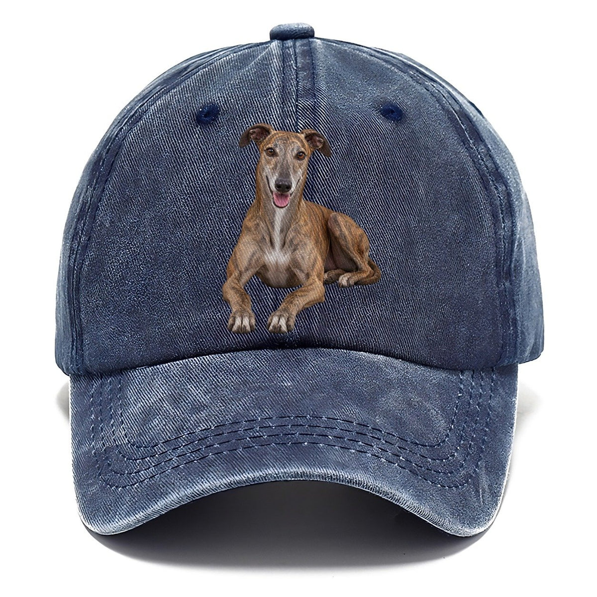 Greyhound Lying Down Top Breeds Classic Cap – Twilight Navy