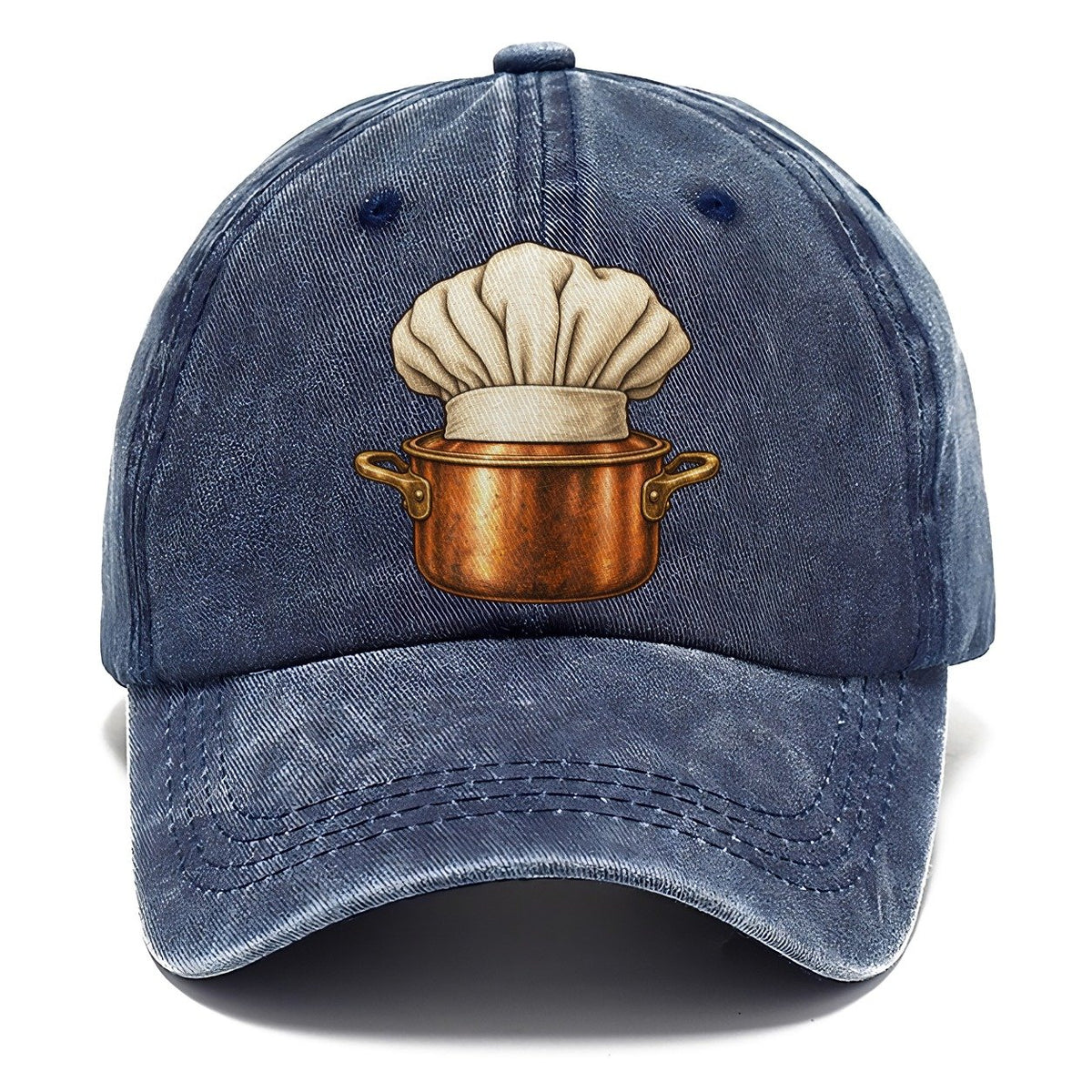 Chef Hat Stock Pot Fan Favorites Classic Cap – Twilight Navy