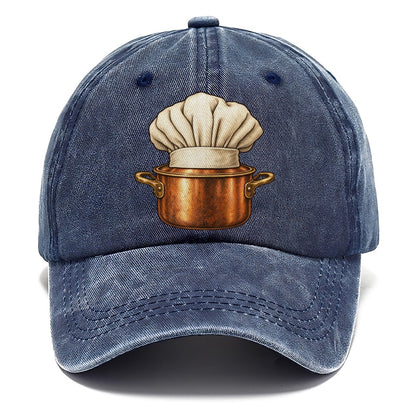 Chef Hat Stock Pot Fan Favorites Classic Cap – Twilight Navy