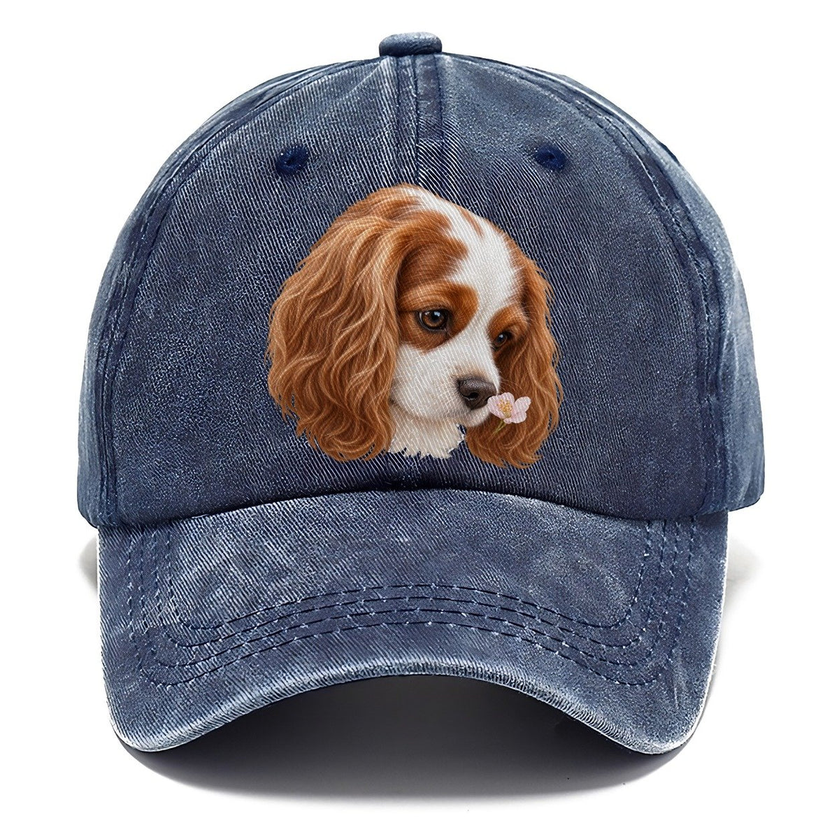 Cavalier Petal Greeting Pastimes Companions Classic Cap – Twilight Navy
