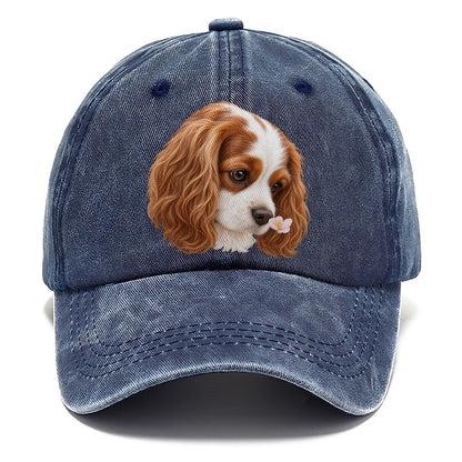Cavalier Petal Greeting Pastimes Companions Classic Cap – Twilight Navy