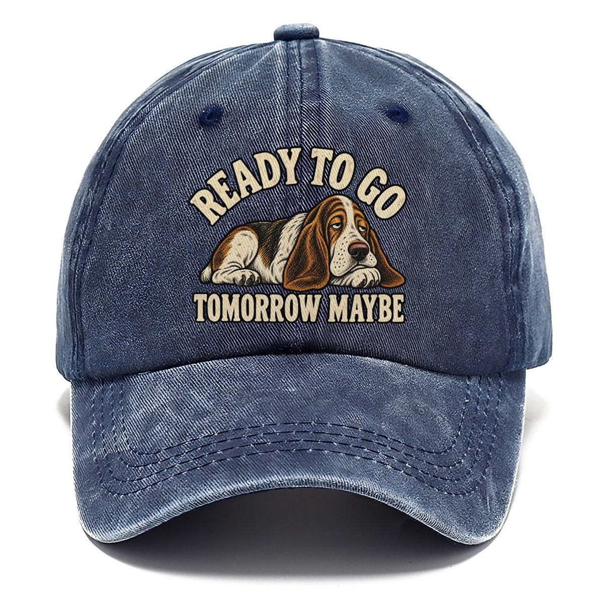 Basset Tomorrow Maybe Everyday Originals Classic Cap – Twilight Navy