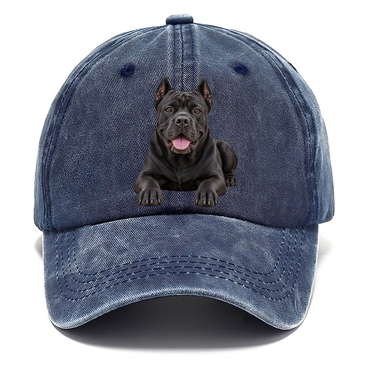 Cane Corso Lying Down Top Breeds Classic Cap – Twilight Navy