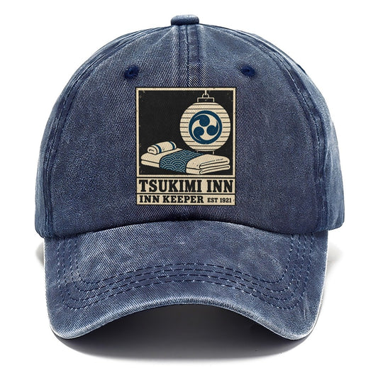 Tsukimi Inn Noren Trade Co Classic Cap – Twilight Navy