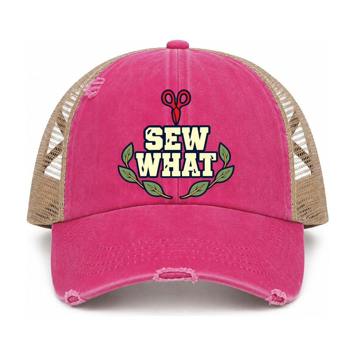 Raspberry-Khaki — front view