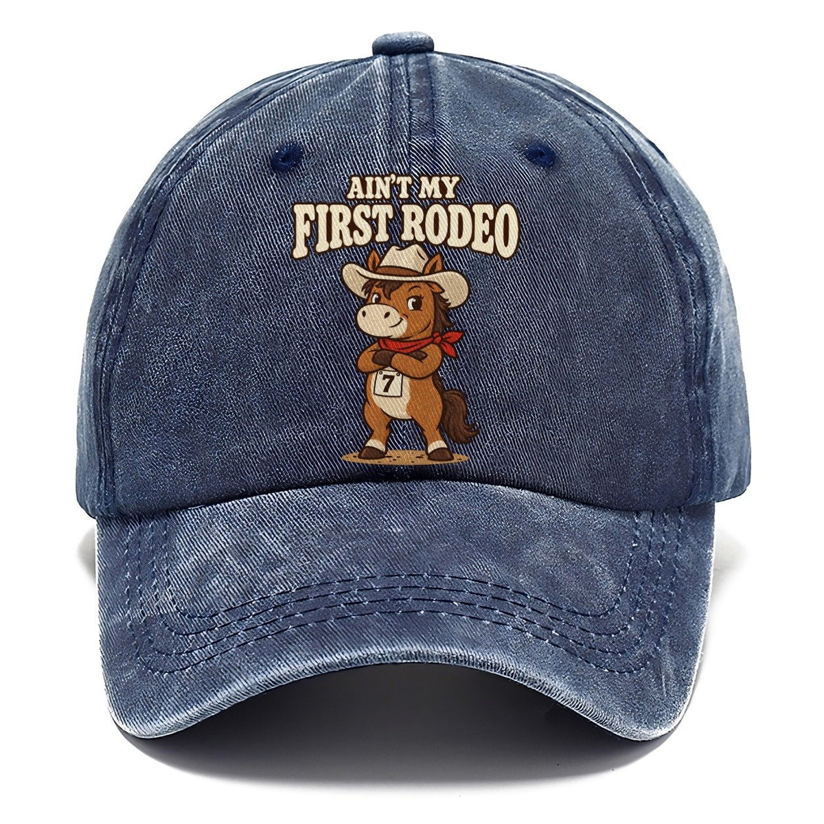 Ain't My First Rodeo Well I Declare Classic Cap – Twilight Navy