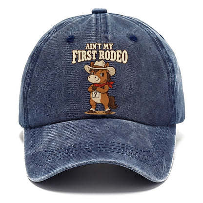 Ain't My First Rodeo Well I Declare Classic Cap – Twilight Navy