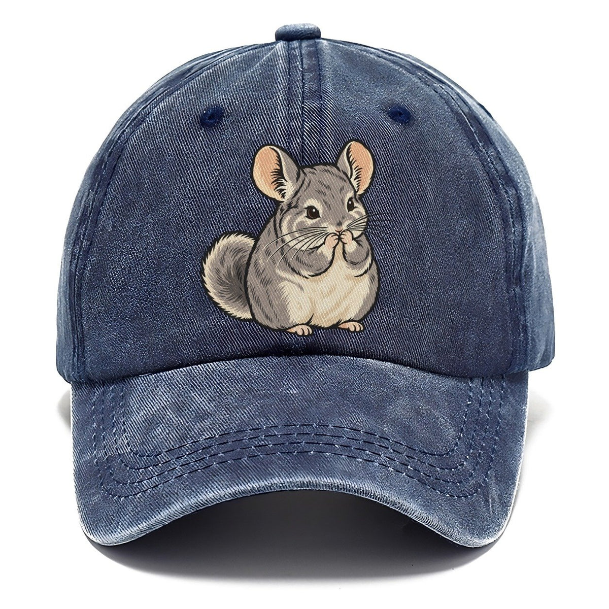 Chinchilla Whisker Wash Small Pet Logos Classic Cap – Twilight Navy