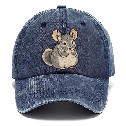 Chinchilla Whisker Wash Small Pet Logos Classic Cap – Twilight Navy