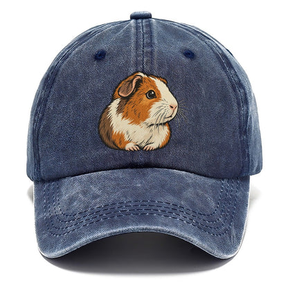 Guinea Pig Whisker Look Small Pet Logos Classic Cap – Twilight Navy